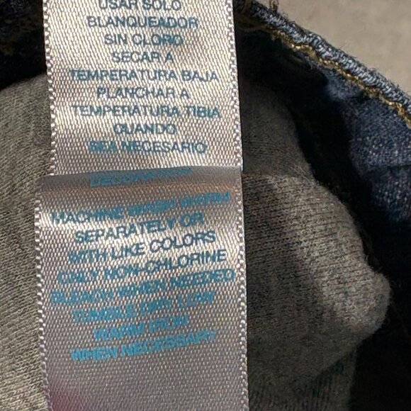 Infant Baby Girl 6-9 M Flannel Fleece Lined Jeans Lot of 2 pants - Picture 6 of 11